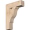 Ekena Millwork Funston Block Smooth Bracket, Douglas Fir, 3 1/2"W x 14"D x 18"H BKT04X14X18FST05SDF - alternate 1